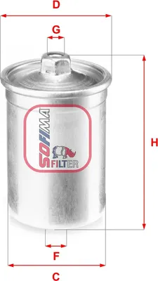 Obrázok produktu pre Palivový filter SOFIMA S 1506 B