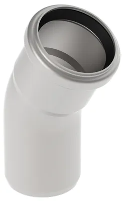 Produktbild von Blücher Rohrbogen 30°, EuroPipe, Edelstahl 1.4301, mit 2 Anschlüssen, 50mm, 1 Stk.