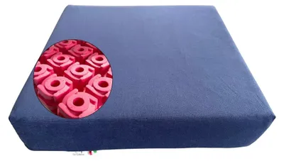 Immagine prodotto di Cuscino antidecubito per massimo comfort - Cuscino per seduta ortopedico - Realizzato in memory foam e poliuretano - Offre un supporto ergonomico - Dimensioni: 40x40x9 cm