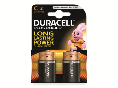 Zdjęcie produktu dla 2x akumulator Duracell MN1400 Plus Power Baby C 1,5 V
