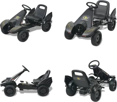 Produktbild von vidaXL Pedal Go Kart mit verstellbarem Sitz Schwarz - Pedal Go-Kart - Pedal Go-Karts - Pedal Gokart - Pedal Gokarts