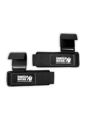Produktbild von Gorilla Wear Gewichtheberhaken - Schwarz/Weiß