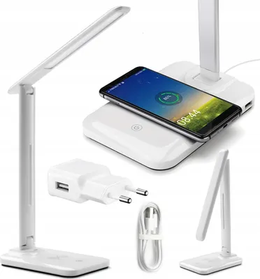 Zdjęcie produktu dla Lampa Nocna Z Ładowarką Indukcyjną D102Z