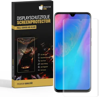 Produktbild von 2x Displayfolie für Huawei P30 Pro FULL COVER CURVED Displayschutzfolie HD KLAR