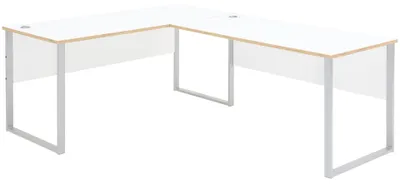 Produktbild von Büro Serie Memphis - Winkelschreibtisch Weiß & Artisan Eiche - ca. 223 x 170 cm