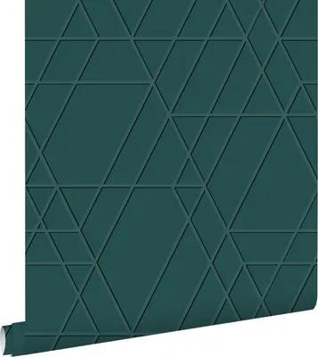 Immagine prodotto di ESTAhome carta da parati 3D grafico blu petrolio scuro 50 x 900 cm