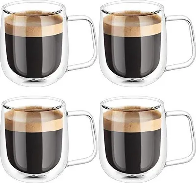 Image de Verres à café et à thé à double paroi, 250 ml, lot de 4