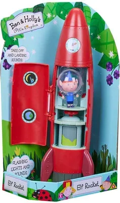 Produktbild von Smooshzees Spielzeug Ben und Holly Elf Rakete mehrfarbig Karton