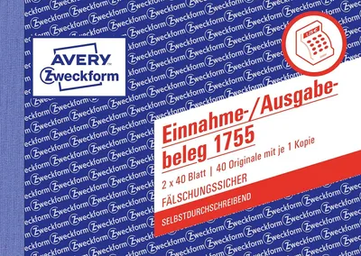 Obrázok produktu pre Avery 1755, Biela, Žltá, Lepenka, A6, 148 x 105 mm, 40 strany, 2 kusov