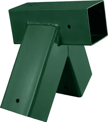 Zdjęcie produktu dla Łącznik do huśtawek Relaxdays, kształt litery A, kąt 100°, do kantówek 90x90 mm, stal malowana proszkowo, wspornik huśtawki, zielony