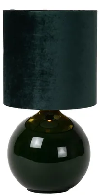 Immagine prodotto di Lampada da tavolo in vetro con paralume verde E14 Esterad Lucide