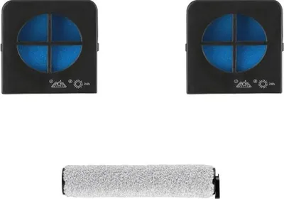Produktbild von Midea X6 Ersatzteilset: 2x HEPA-Filter, 1x Walzenbürste