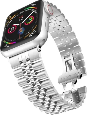 Produktbild von Strap-It Apple Watch Ultra Jubilee Stahlarmband (Silber)