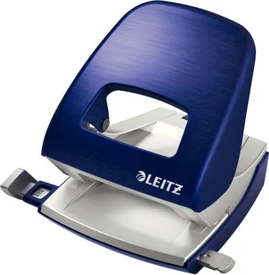 Produktbild von Bürolocher Nexxt Style Metall 30 Blatt titan blau Packung mit 30 Stück
