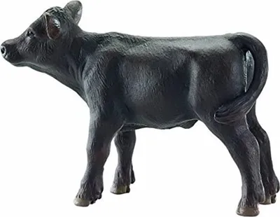 Produktbild von Schleich 13768 - Angus Kalb, Tier Spielfigur, schwarz
