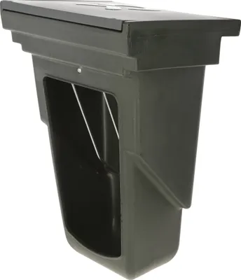 Immagine prodotto di Kerbl Kombi-Futterbox klein, grün, 11,5?l mit Raufeneinsatz, 330×512×270?mm