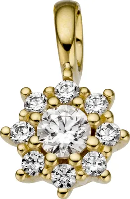 Produktbild von Anhänger 333 Gold Gelbgold 9 Zirkonia