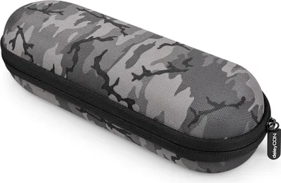 Produktbild von deleyCON Reiseetui Aufbewahrungsbox Reisebox Hartschalentasche Hardcase Schutz Hülle Reisetasche mit Netztaschen für elektrische Zahnbürsten Rasierer Kämme Pflegeartikel Kosmetik - Camouflage