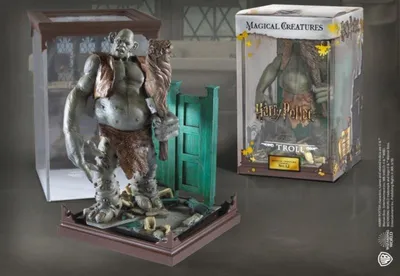 Zdjęcie produktu dla Noble Collection Harry Potter Magiczne stworzenia Statua Troll 13 cm
