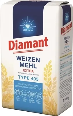 Produktbild von Diamant Weizenmehl Extra Typ 405 (2,50 kg)