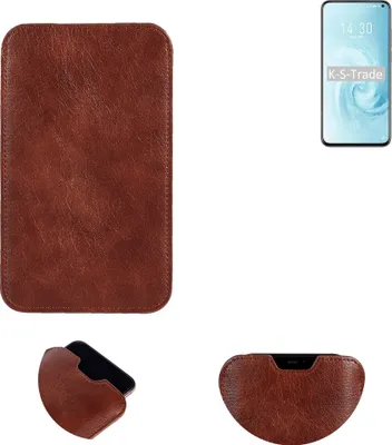 Produktbild von K-S-Trade Schutzhülle Handyhülle kompatibel mit Meizu 17 Handytasche Kunstleder Sleeve in braun