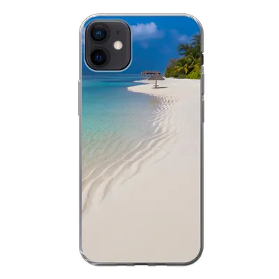 Produktbild von MuchoWow® Handyhülle Schutzhülle Hülle für iPhone 12 mini Meer - Strand - Sommer Silikon Softcase Handy Hülle - Bild