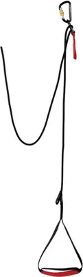 Steighilfe Footer Xp von Singing Rock; schwarz mit rotem Element; für Arbeitssicherheit.
