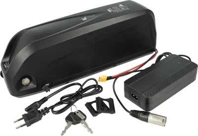 Produktbild von vhbw Akku für E-Bike mit 250 W - 1000 W Motoren (15,6 Ah, 48 V, Li-Ion, inkl. Ladegerät) + Ladegerät - Schwarz