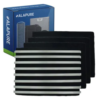 Immagine prodotto di Filtro a carbone attivo Alapure Longlife, compatibile con Faber 112.0471.609 / FLL18-120 (4 pezzi)