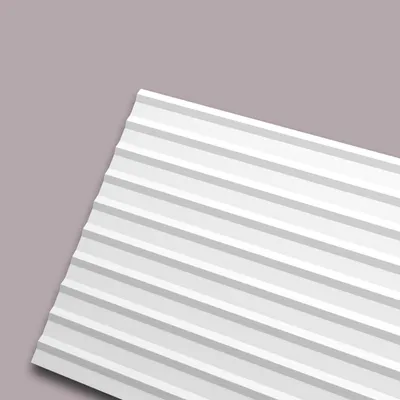 Image de NMC PLISSÉ L 2600 WALLSTYL Noel Marquet 3d panneau mural Lambris mural Panneau acoustique Moulure décorative Moulure en stuc 2,6 m