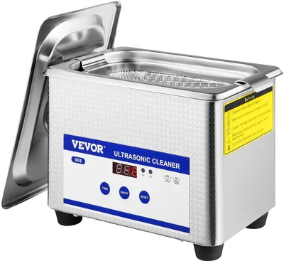 Obrázok produktu pre VEVOR ultrazvuková čistička 0,8 l Ultrazvuková čistička šperkov 35 W s LED displejom