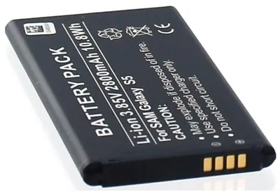 Produktbild von AGI 16163, Akku, Samsung, Schwarz, Lithium-Ion (Li-Ion), 2800 mAh, 3,85 V