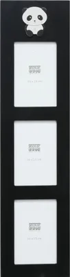 Zdjęcie produktu dla Deknudt Fotogalerie Panda czarna 3 zdjęcia 10x15 cm