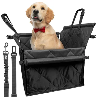 Immagine prodotto di Seggiolino per cani con cintura di sicurezza e protezione