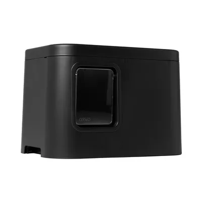 Produktbild von GIZMO Katzentoilette Deluxe - Design - Geeignet für Holzpaletten (Matt Schwarz)