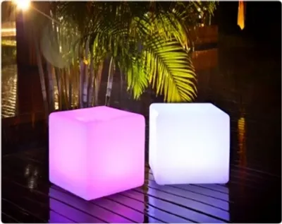Produktbild von LED Würfel inkl. USB Lichtobjekt Leuchtwürfel Licht Garten Dekoration Cube Beleuchtung