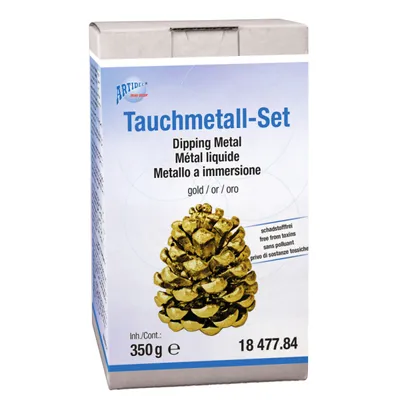 Produktbild von Tauchmetall Set gold, 350 g
