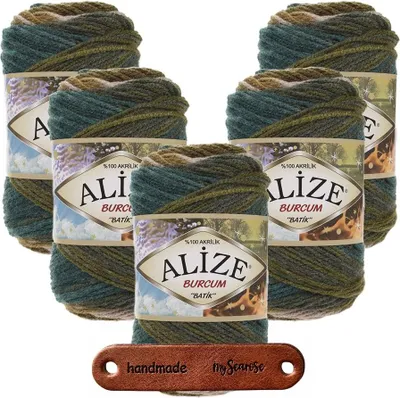 Produktbild von 5 x ALIZE Burcum Batik 4684 mit Label