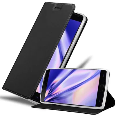 Produktbild von Cadorabo Handyhülle für OnePlus 2 Schutz Hülle in Schwarz Cover Etui Book Case Booklet