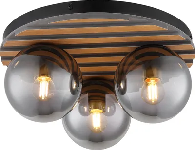 Produktbild von GLOBO Lighting Deckenleuchte PARSONS DH 39x20 cm schwarz Deckenlampe