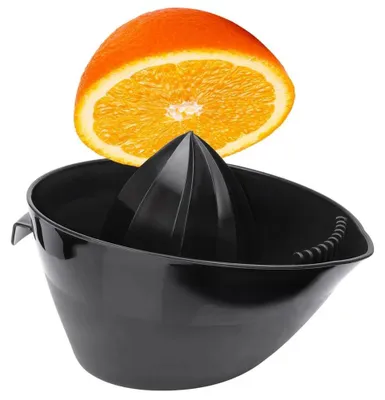 Obrázek produktu pro Ruční odšťavňovač citrusů - plastový - černý