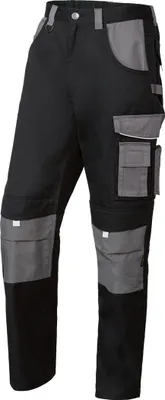 Produktbild von PARKSIDE PERFORMANCE® Herren Arbeitsbundhose (Schwarz/Grau, 58)