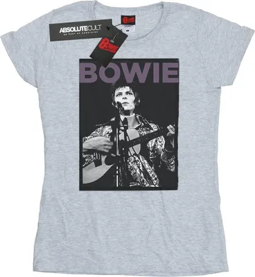 Produktbild von David Bowie - T-Shirt für Damen BI16693 (M) (Grau)