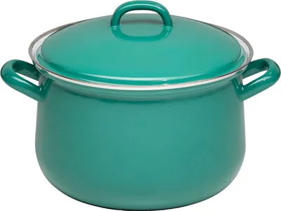 Produktbild von Riess Fleischtopf mit Deckel Ø20 cm dark Classic nature green Induktion