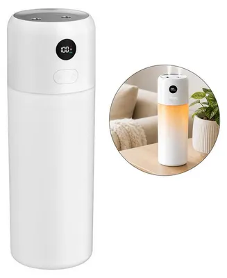Produktbild von Doppelreihiger Luftbefeuchter, Portabler Mini Luftbefeuchter 500ml – USB-C Akku, 3 Nebelmodi, Timer, Nachtlicht – Für Büro, Schlafzimmer, Reise