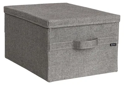 Produktbild von SOFT ll Aufbewahrungsbox Grau L - 46x36x25cm