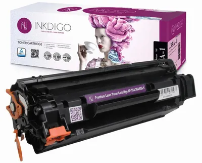 Produktbild von Inkdigo Toner CB435A für HP LaserJet P1005, P1006, P1007, P1008 – Schwarz, 1800 Seiten,, KI-generiertes Bild
