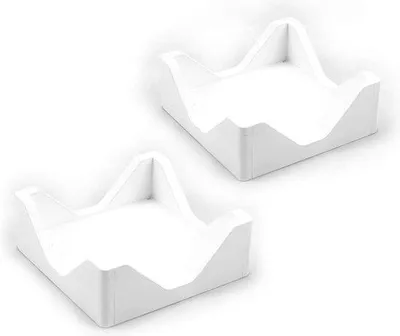 Image de Serviettes en bois blanc - un accessoire de table élégant