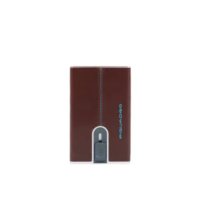 Obrázek produktu pro PIQUADRO Modré čtvercové pouzdro na kreditní karty s RFID Mogano