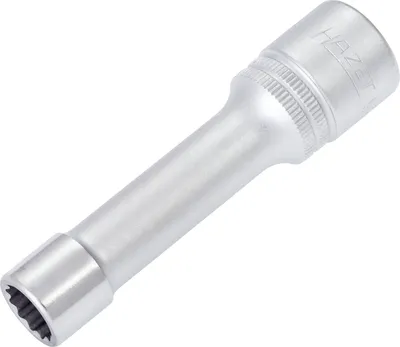 Produktbild von Hazet Steckschlüsseleinsatz 900TZ-11, 1/2 (12,5 mm) Vierkant hohl, Außen Doppelsechskant-Tractionsprofil, SW 11 mm